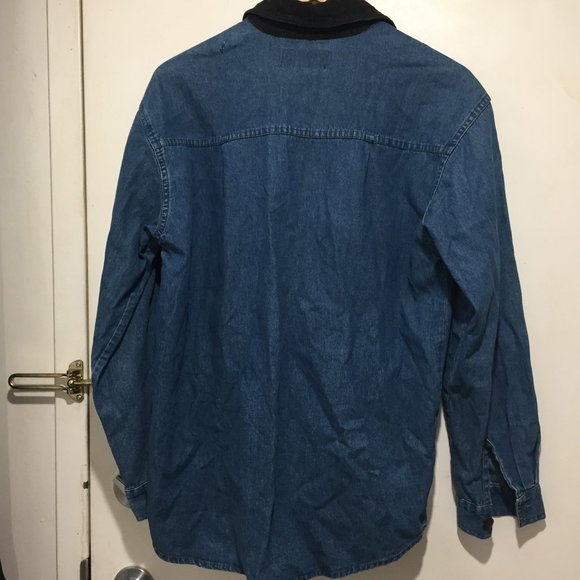 VINTAGE NEW DIRECTIONS EMBROIDERED DENIM BLOUSES SIZE S - Picture 3 of 6